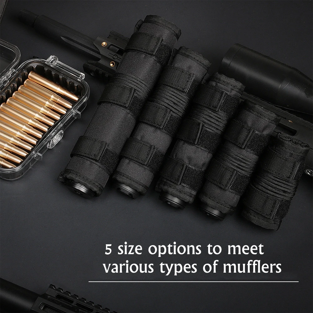 9inch Tactical Suppressors Protective Cases For Hunting Shooting Suppressors Protective Cover Suppressor Cover for 4/5/6/7/9inch
