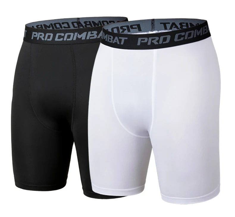 Men's Sports Leggings, Bottoming Shorts, Quick-drying Stretch Fitness, Running, Track and Field, Basketball Training, Compressio