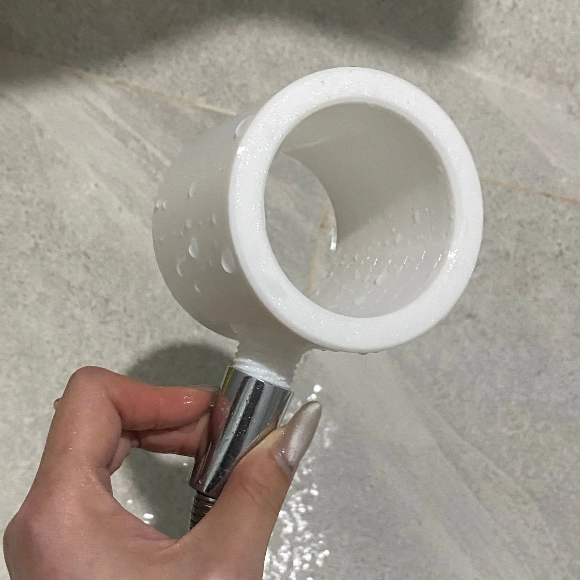 Multifunctional Men's Hygiene Shower Nozzle Full Cleaning Massage Sprayer with Dog Cat Foot Wash Tool