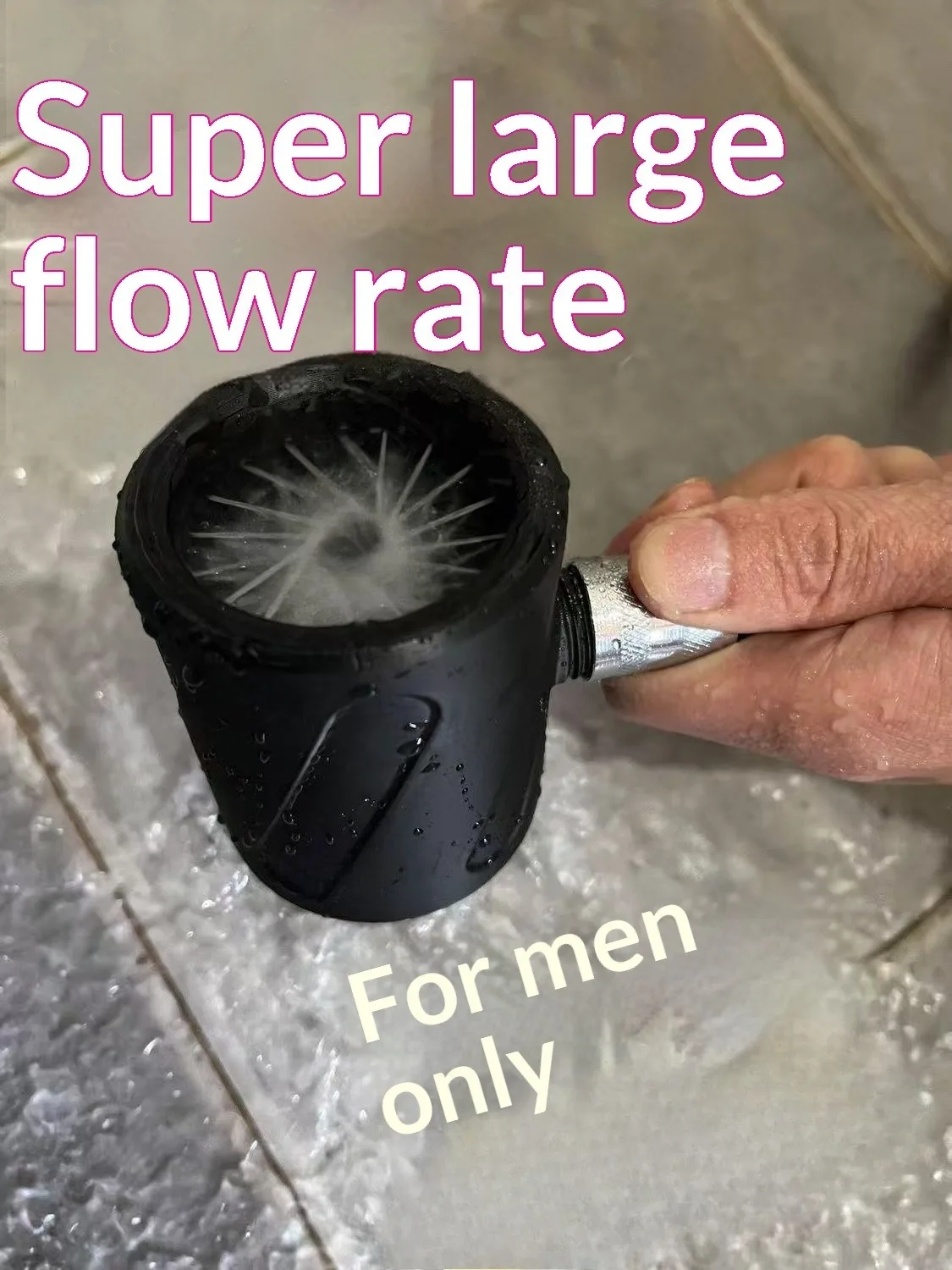 Multifunctional Men's Hygiene Shower Nozzle Full Cleaning Massage Sprayer with Dog Cat Foot Wash Tool