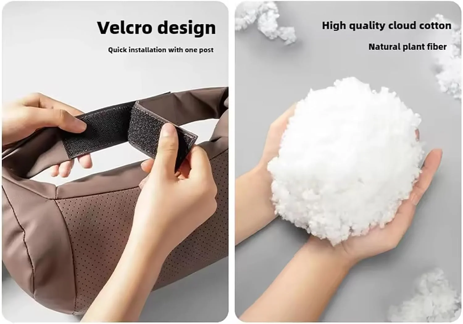 Car Seat Headrest Universal Travel Rest 3D Neck Pillow Protect Neck Soft Fluffy Comfortable Neck Rest Car Accessories