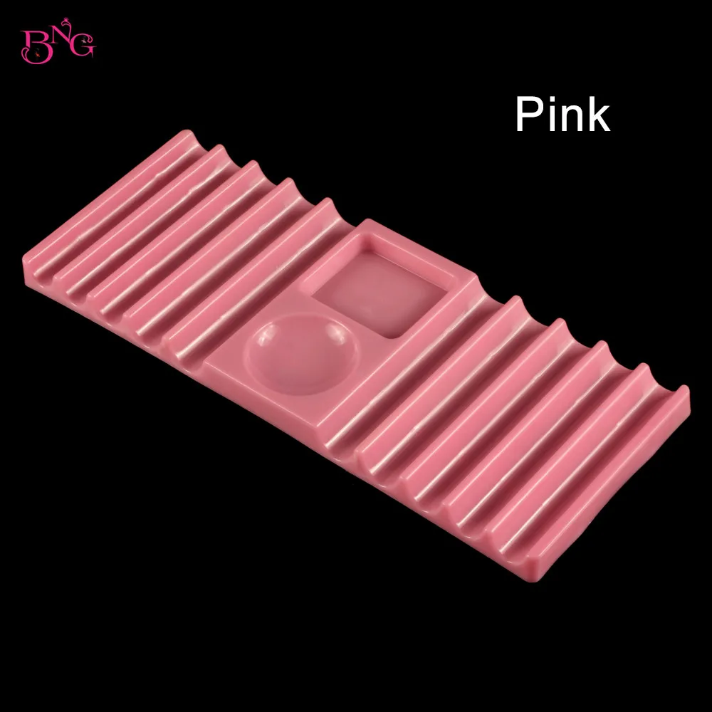 BNG Dual Form Holder Plastic Pen Stand for Nail Art Tools Nail Brush Holder Storage Nail Extension Molds Holder
