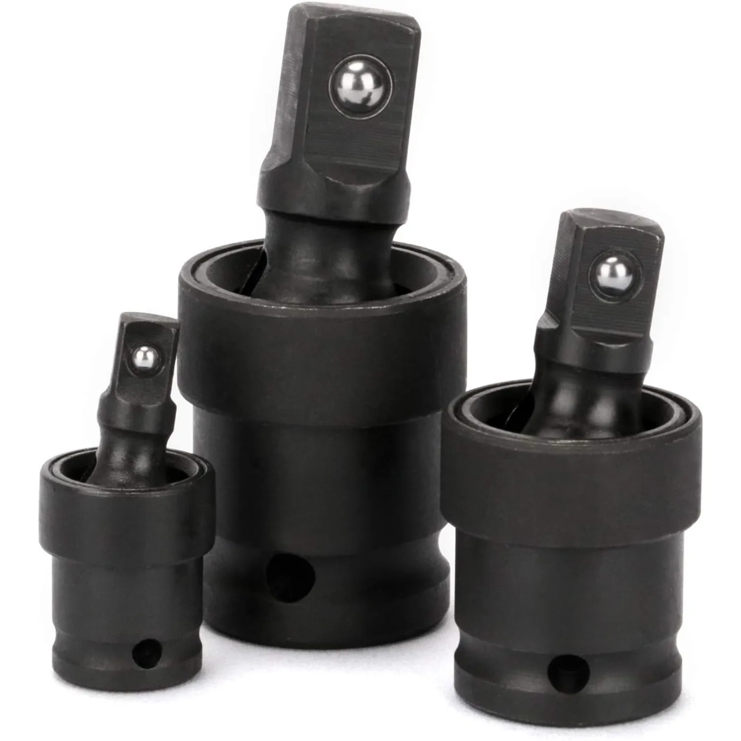 Air Cannon Pneumatic Universal Joint-Socket Swivel Set 360 degree Rotary Joint Electric Wrench Socket Extension Set 1/2" 3/8" 1/