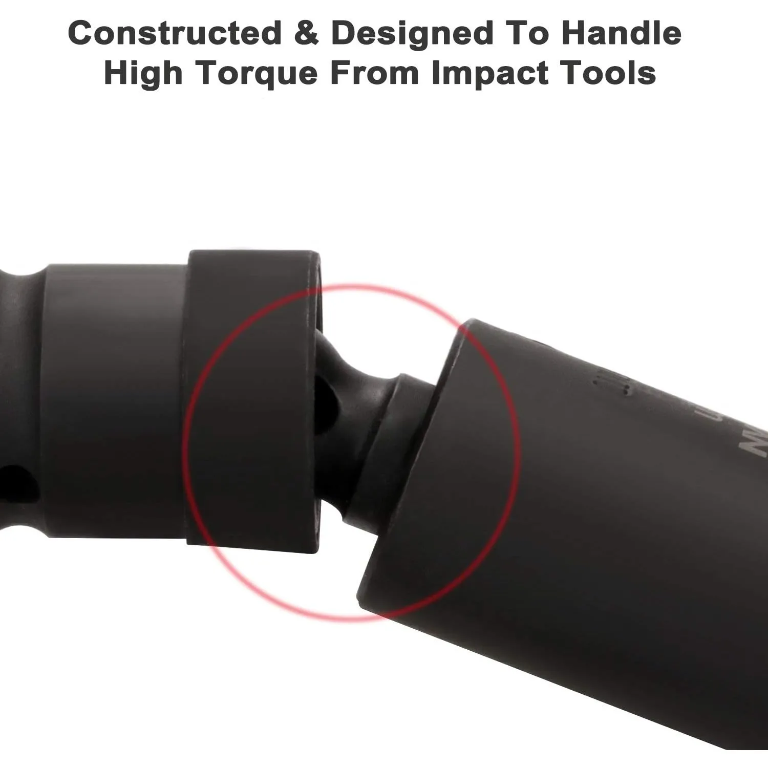Air Cannon Pneumatic Universal Joint-Socket Swivel Set 360 degree Rotary Joint Electric Wrench Socket Extension Set 1/2" 3/8" 1/