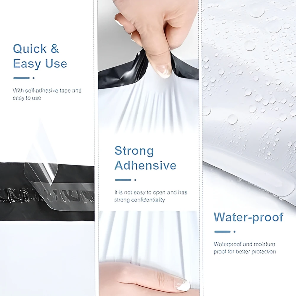 10/20/40 Packs Business Poly Mailers Self Adhesive Shipping Envelopes Tear-Proof Waterproof Poly Bags for Packaging Mailing Bags