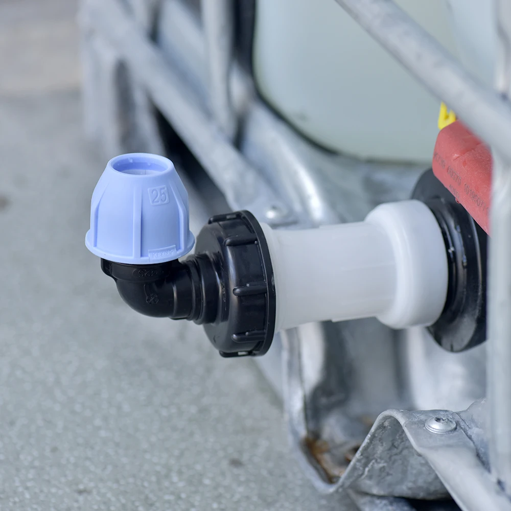 Extension Joint Water IBC Tank Fittings S60 IBC Tank To 20/25/32mm PE Pipe Adapter Garden Irrigation Watering Quick Connector