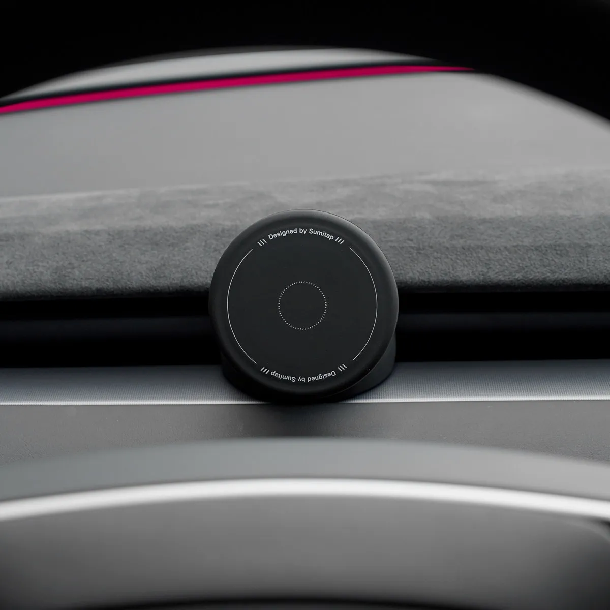 Silicone Magnetic Phone Holder for Tesla Model 3 Highland Model Y Juniper LHD RHD Car Mount Interior Accessories MagSafe