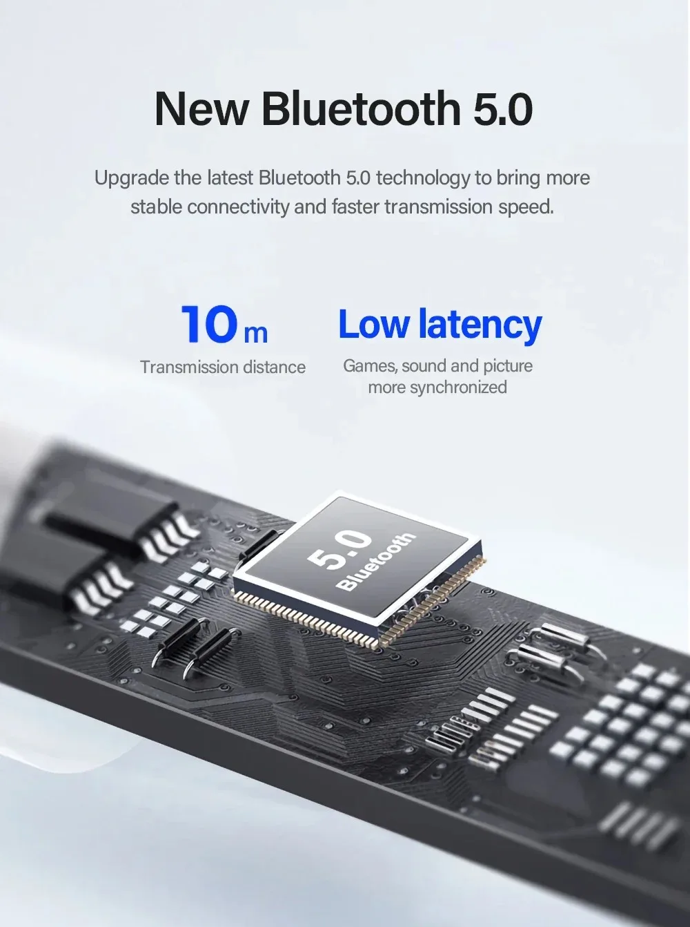 LP40 NEW Bluetooth V5.0 Earphones Anti-sweat Lightweight Headphones Compatible With Smart Phone Laptop Computer Earbuds