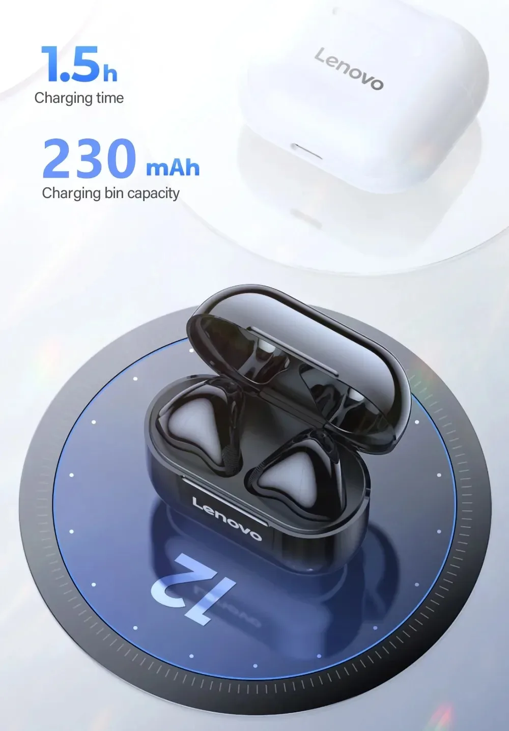 LP40 NEW Bluetooth V5.0 Earphones Anti-sweat Lightweight Headphones Compatible With Smart Phone Laptop Computer Earbuds