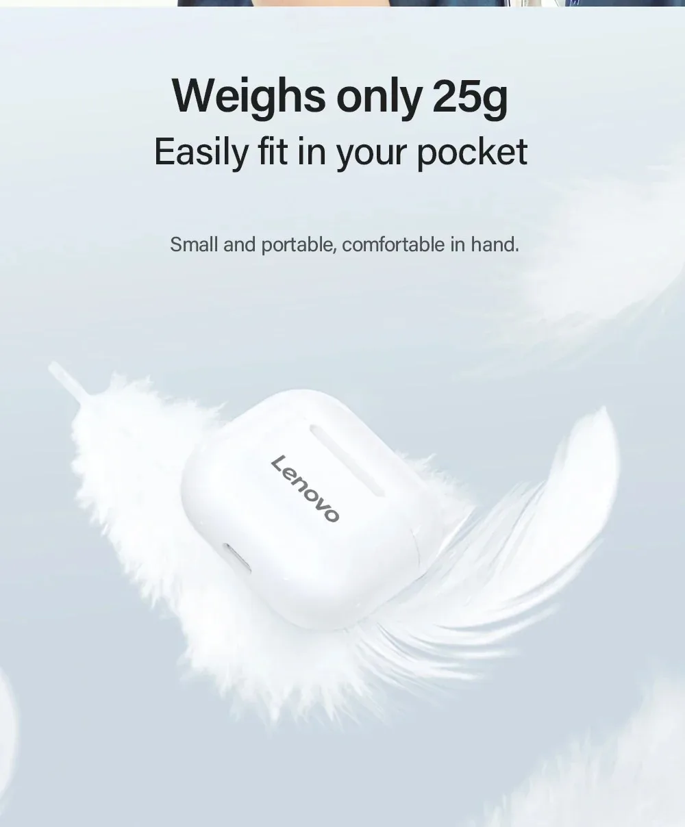 LP40 NEW Bluetooth V5.0 Earphones Anti-sweat Lightweight Headphones Compatible With Smart Phone Laptop Computer Earbuds