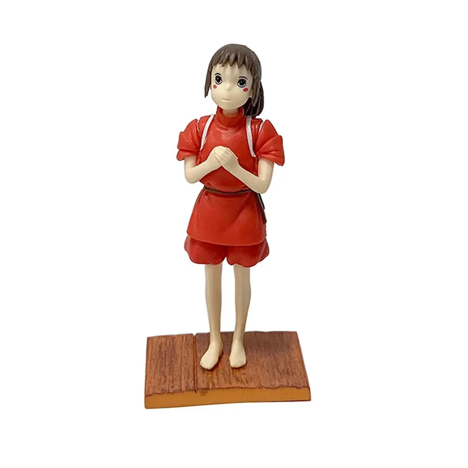 Anime Spirited Away Character PVC Action Model Set Faceless Male Hayao Miyazaki Character Toy Children's Birthday Gift