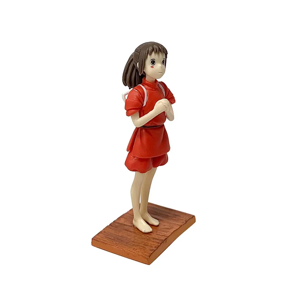Anime Spirited Away Character PVC Action Model Set Faceless Male Hayao Miyazaki Character Toy Children's Birthday Gift