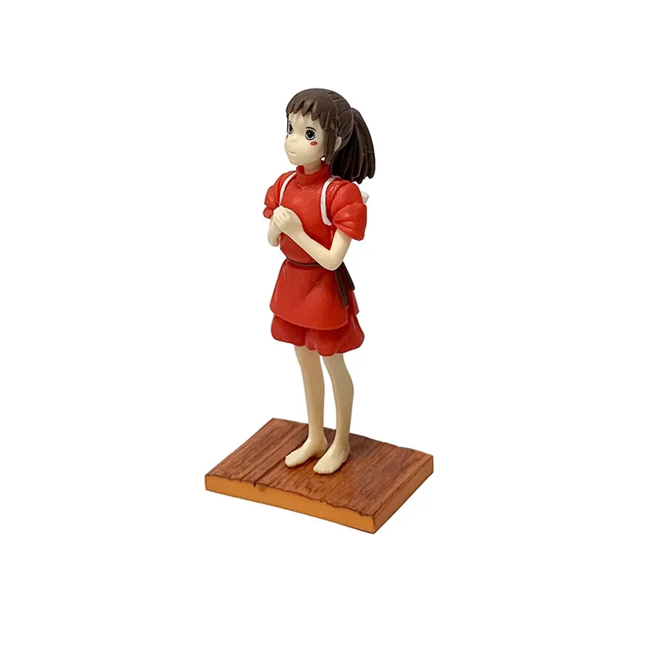 Anime Spirited Away Character PVC Action Model Set Faceless Male Hayao Miyazaki Character Toy Children's Birthday Gift
