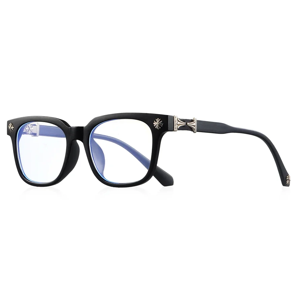 2pcs Classic Square Anti Blue Light Glasses Reading Books Vintage Glasses Women and Men Prescription Glasses Computer Eyeglasses