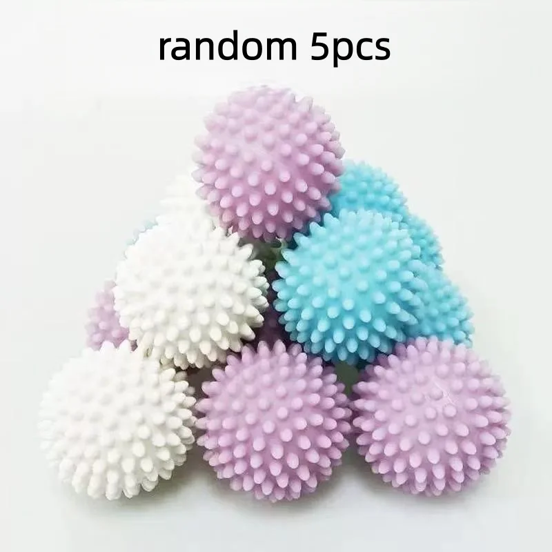 5PCS Powerful Laundry Balls Anti-Tangle Washing Machine Balls Reusable Anti-Winding Wash Ball for Household