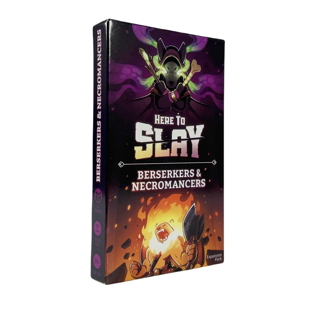Here to Slay Card Game Here to Sleigh Holiday Expansion Pack Strategic Role Playing Card Game 2-6 Player