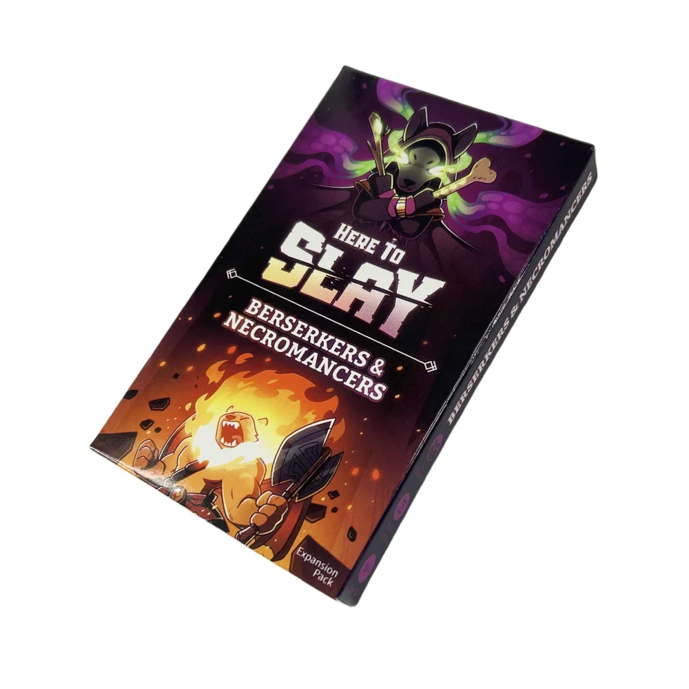 Here to Slay Card Game Here to Sleigh Holiday Expansion Pack Strategic Role Playing Card Game 2-6 Player