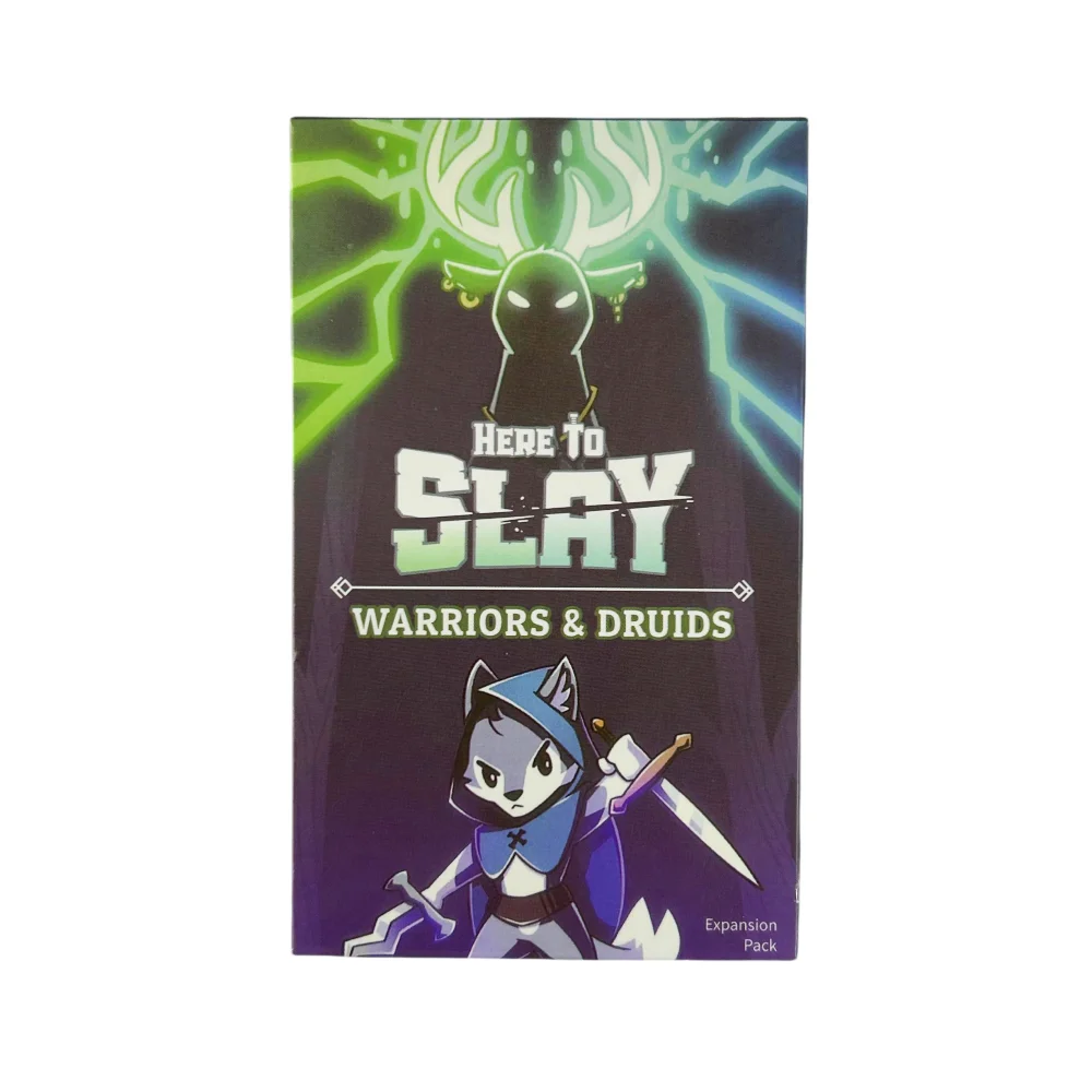 Here to Slay Card Game Here to Sleigh Holiday Expansion Pack Strategic Role Playing Card Game 2-6 Player