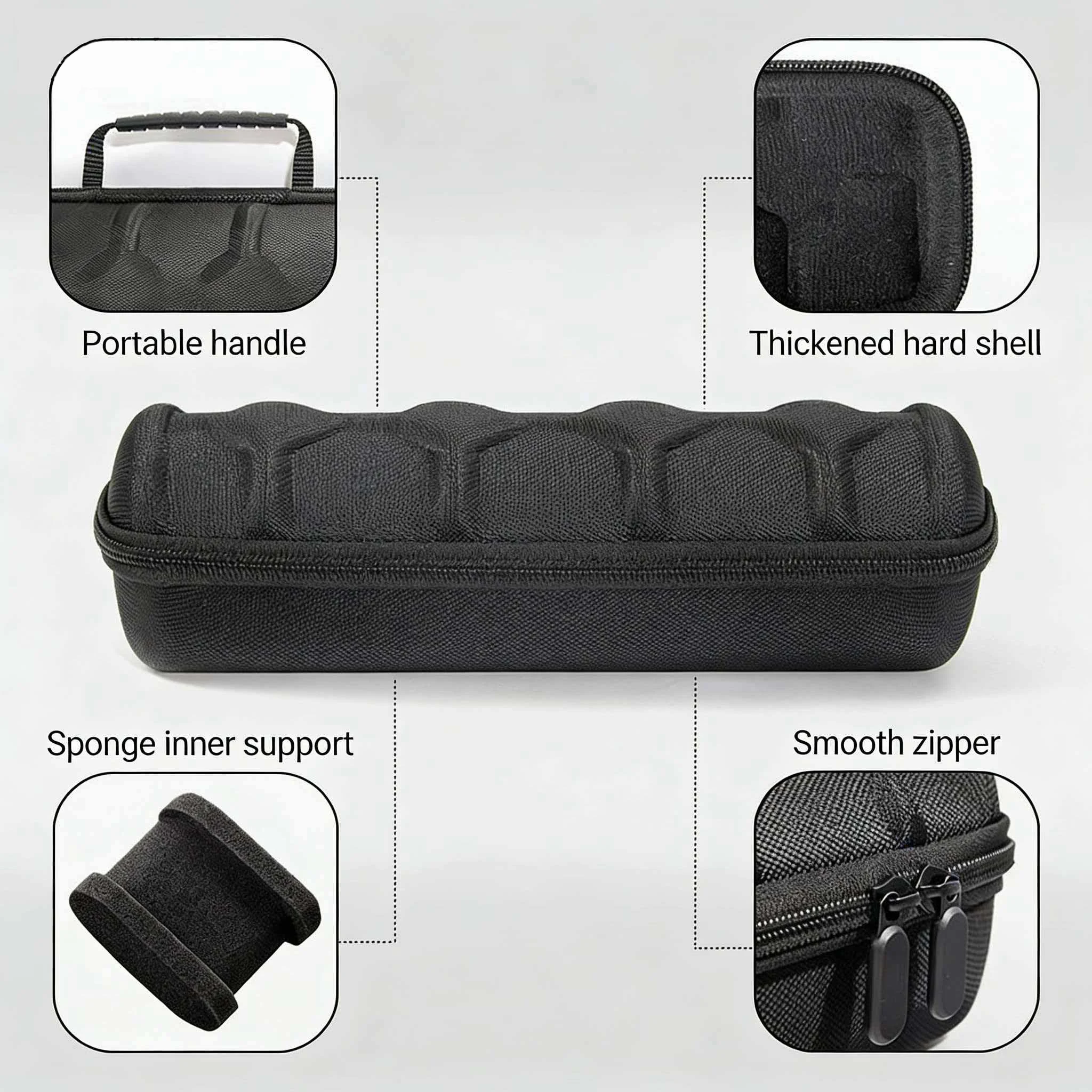 Watch Box Organizer for Men,Watch Travel Case Portable Storage Watch Display Holder for Wristwatches with anti-Move Watch Pillow