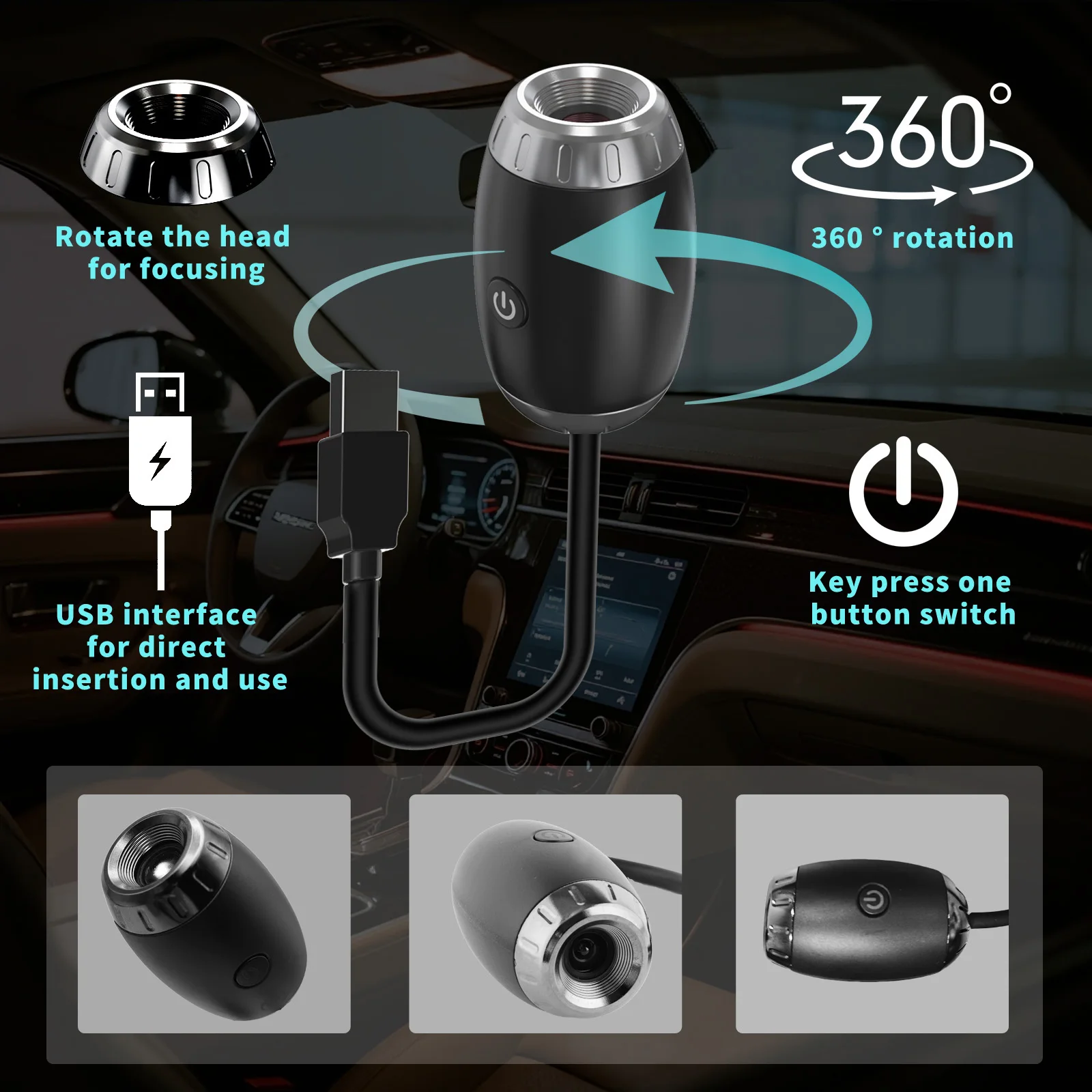USB Ceiling Starry Sky Projector Light Newest Mini Atmosphere Night Light for Car Home Atmosphere Lighting Room Decor Wall Gift