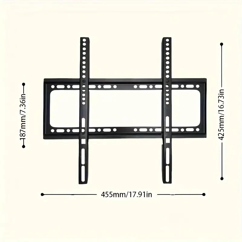 Universal TV Wall Mount Bracket for Most 23-63 in LED Plasma TV Stand Holder Max VESA 400X400mm up to 99Lbs Space Saving Home