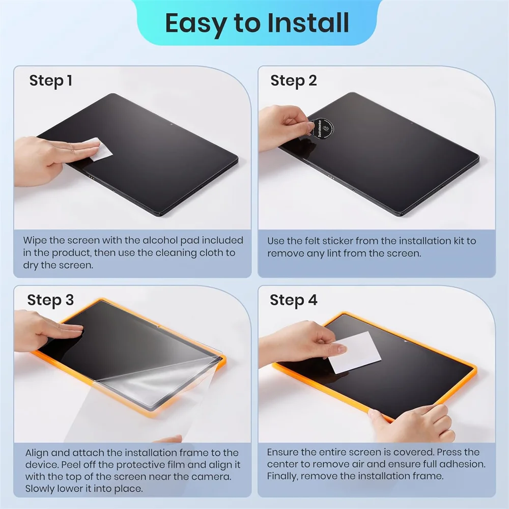 1Pcs Tempered Glass Screen Protector For iPad A16 10.2 9.7 10. 5 10.9 Pro 11 New iPad 10 9 8 7 6 5 Air 4 3 2 Mini 2020 2021 2022