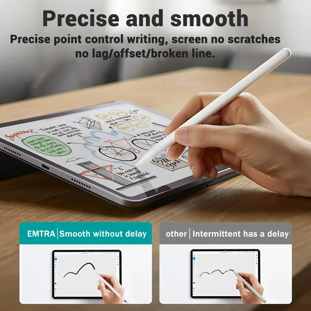 2026 Stylus For Apple Pencil with Palm Rejection for iPad Air 6 M2 2025 A16 11th 10th Gen Air 5 4 10.9 Pro 11 12.9 iPad Pencil