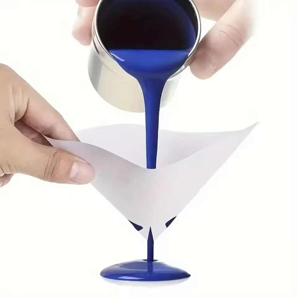 200/10Pcs Disposable Car Paint Spray Mesh Paper Filter Purifying Straining Funnel Paint Filter Conical Nylon Micron Paper Funnel