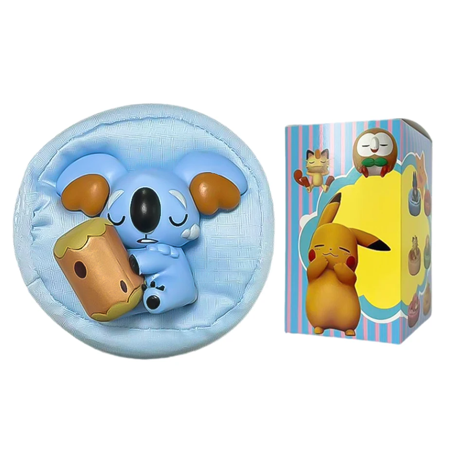 Anime Poké Mon Blind Box Model Figure 1-12 Pcs Pikachu Sleep Series Interior Hand Sleeping Position Toys Gift for Sfriends
