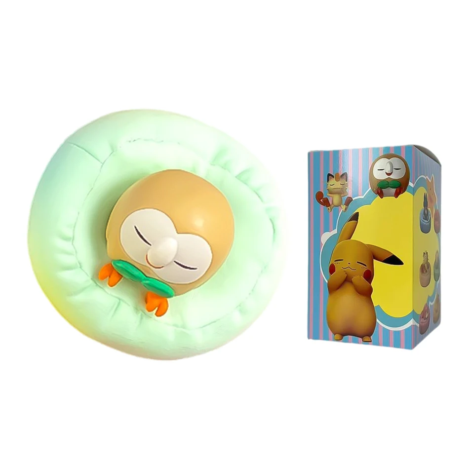 Anime Poké Mon Blind Box Model Figure 1-12 Pcs Pikachu Sleep Series Interior Hand Sleeping Position Toys Gift for Sfriends