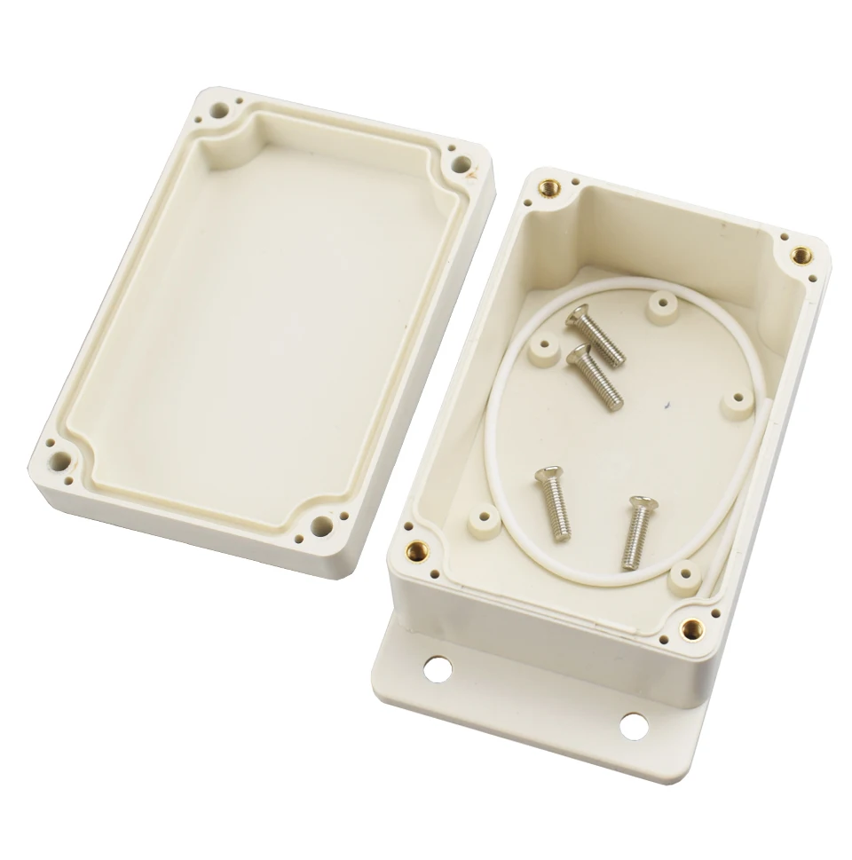 100x68x50mm Waterproof Plastic Electrical Project Box Enclosure Case for Outdoor Electronics Instruments Junction Housing