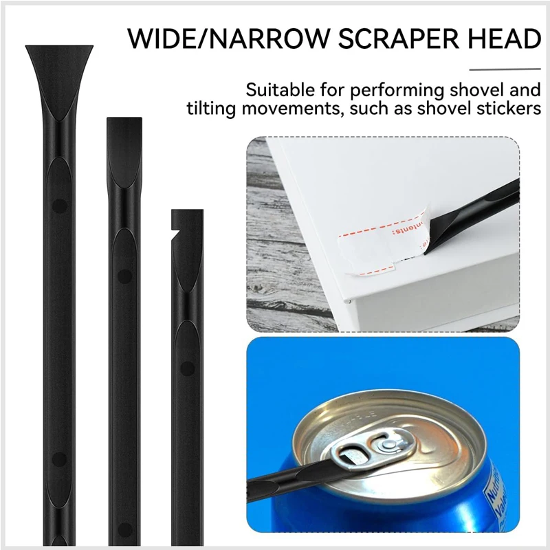 Plastic Scrapers Non-Scratch Scraper Tool for Tight Spaces Multi-Purpose Label Scraper Pen-Shaped for Car Cleaning Kit 3-35Pcs