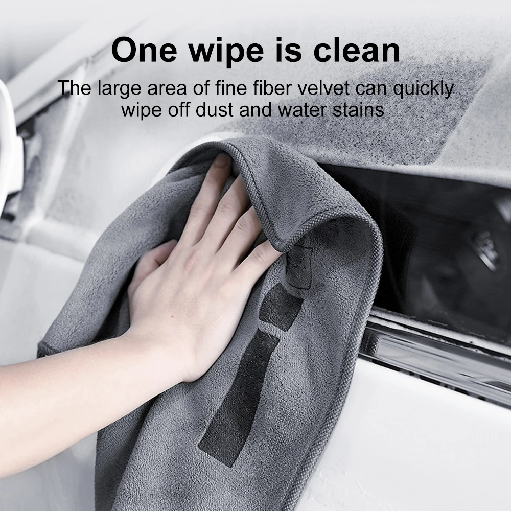 Multi Purpose Car Wash Microfiber Towel Double Sided Thick Cleaning Cloth Super Absorbent Lint Free Drying Rag for Window Table