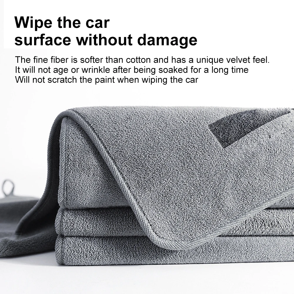 Multi Purpose Car Wash Microfiber Towel Double Sided Thick Cleaning Cloth Super Absorbent Lint Free Drying Rag for Window Table