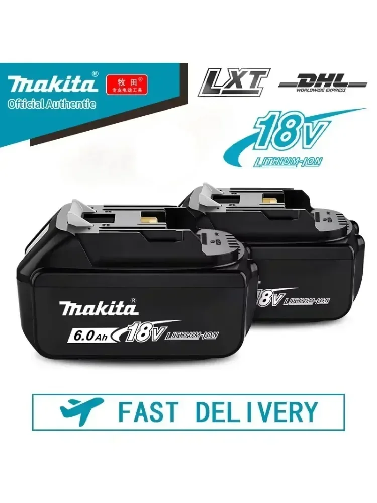 100% original Makita 18V 6.0Ah Rechargeable Battery ,For Makita BL1830 BL1830B BL1840 BL1840B BL1850 BL1850B Power Tools Battery