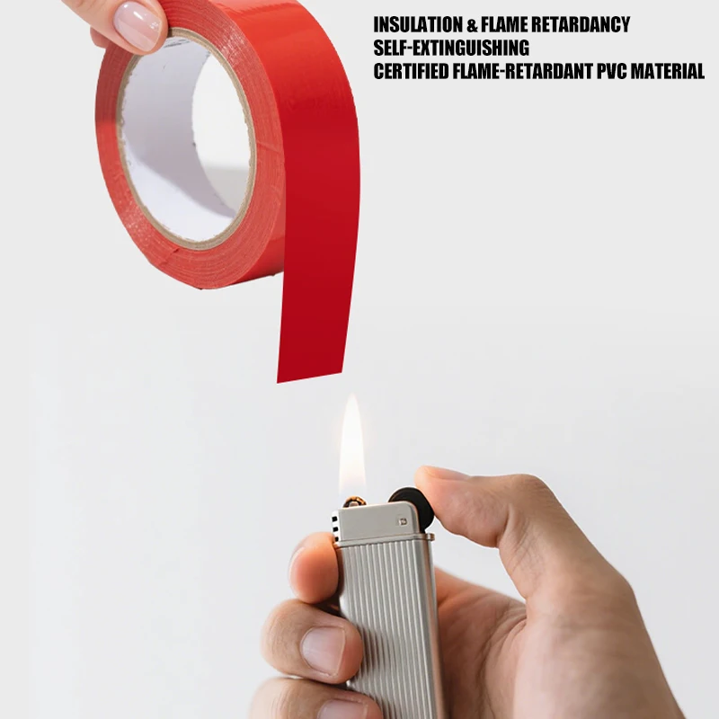 Self Adhesive Electrical Insulating PVC Tape Heat Resistant Wire Protection Tapes Temperature Resistant Electric Insulation Tap