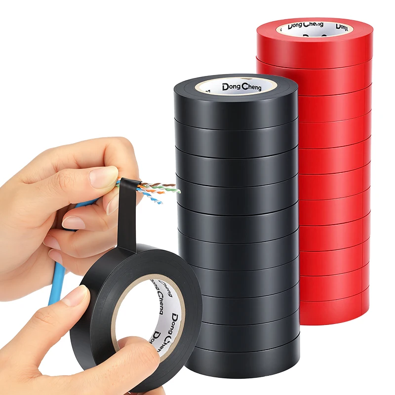 Self Adhesive Electrical Insulating PVC Tape Heat Resistant Wire Protection Tapes Temperature Resistant Electric Insulation Tap