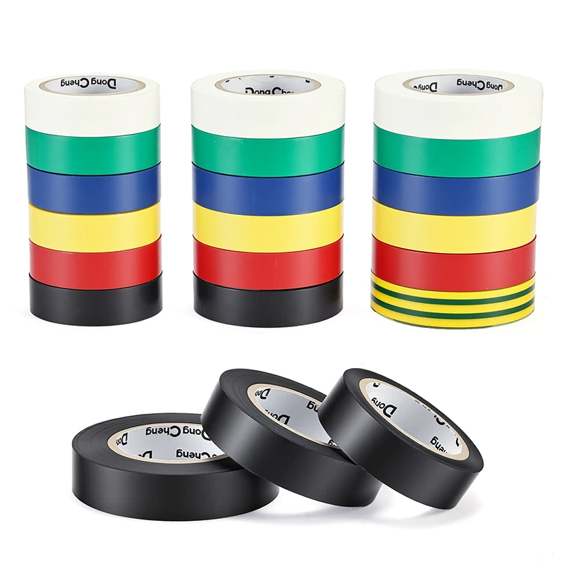 Self Adhesive Electrical Insulating PVC Tape Heat Resistant Wire Protection Tapes Temperature Resistant Electric Insulation Tap