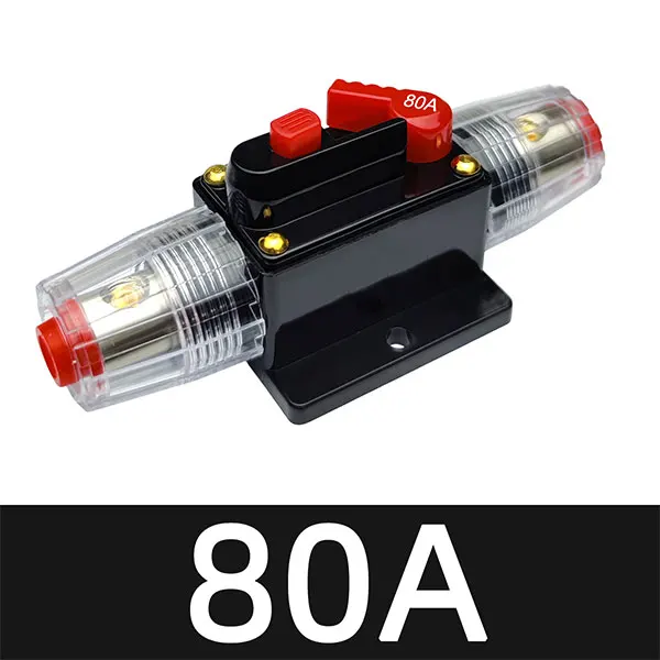 20-300 Ampere Car Audio System Manual Reset Waterproof Marine Circuit Breaker Reset Fuse 12V-48V DC Waterproof Circuit Breaker