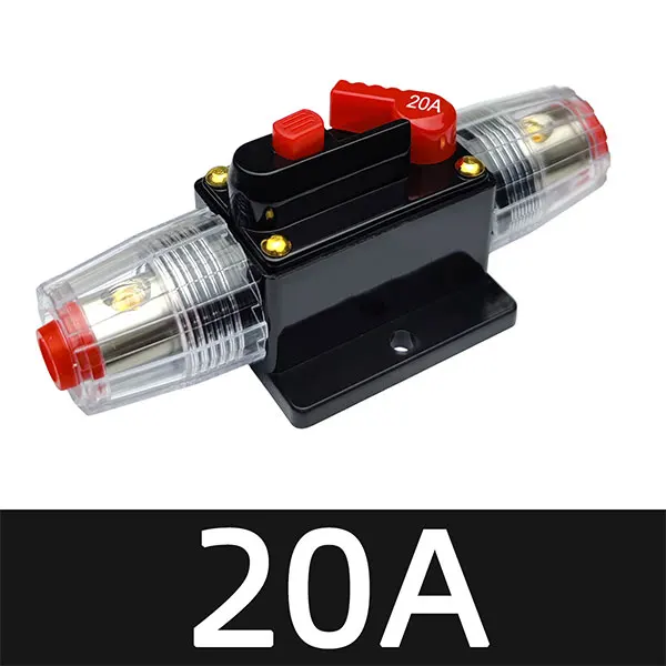20-300 Ampere Car Audio System Manual Reset Waterproof Marine Circuit Breaker Reset Fuse 12V-48V DC Waterproof Circuit Breaker