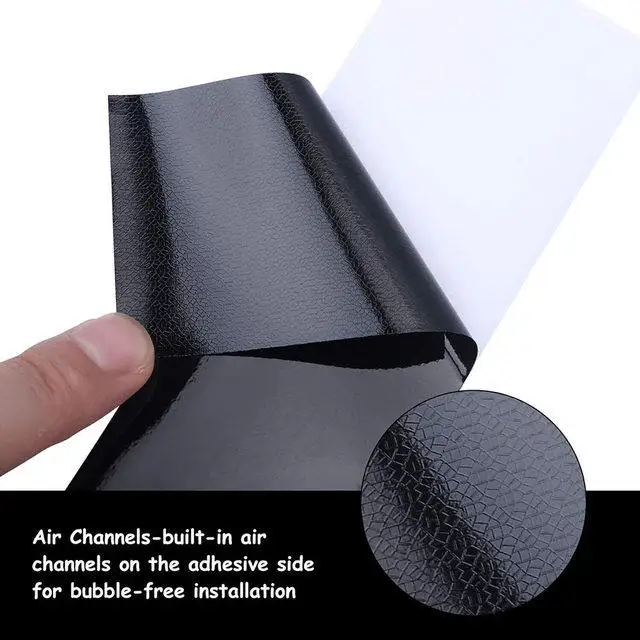 Car Vinyl Wrap Strip Tape Gloss Black Wrap Foil Kit Anti Scratch Window Door Protection Film 3/5cmX10M Car Accessories