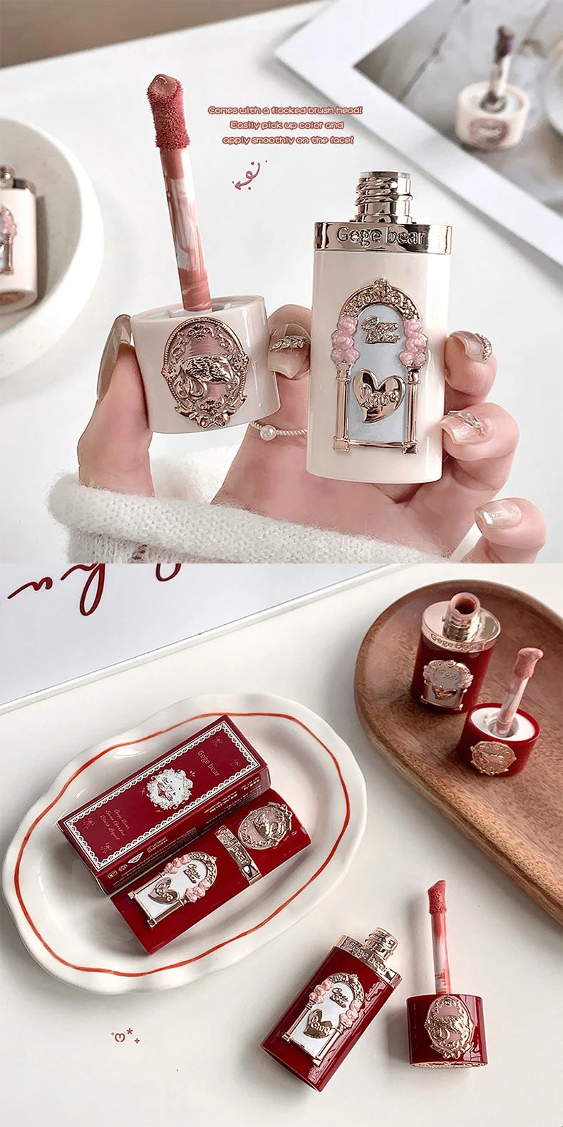 Light Blush Liquid Gege Bear Moisturizing Matte Vitality Moisturizing Whitening Brightening Natural Rouge