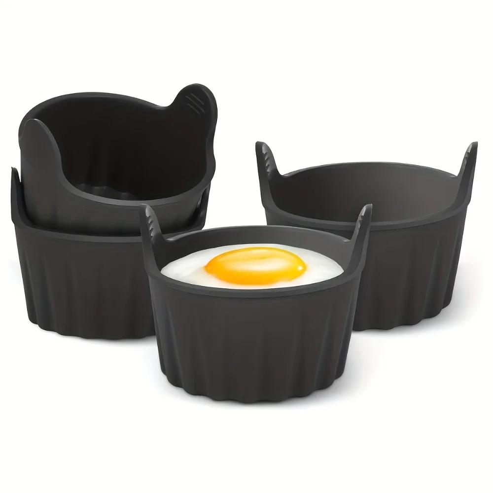 Non-Stick Baking Molds for Air Fryer Steamer, Reusable Dishwasher Safe for Cupcakes Muffins Healthy Meals