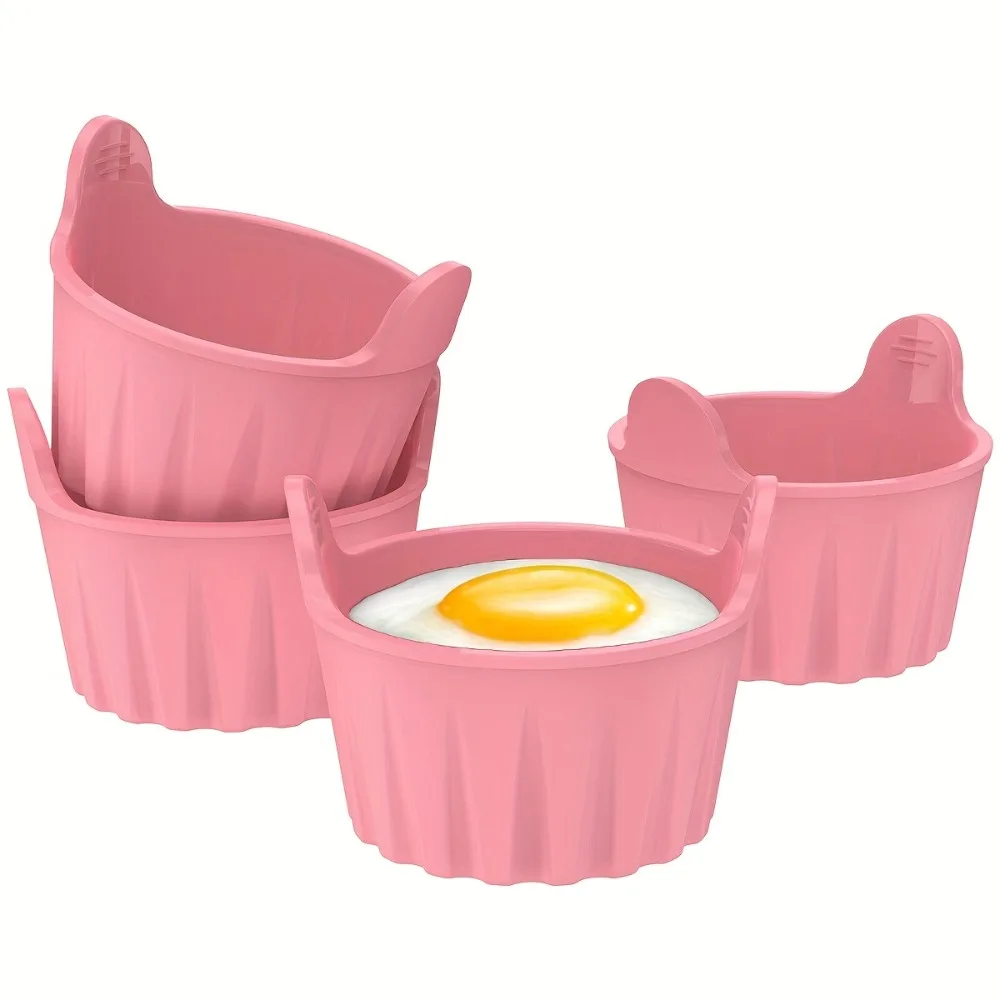 Non-Stick Baking Molds for Air Fryer Steamer, Reusable Dishwasher Safe for Cupcakes Muffins Healthy Meals