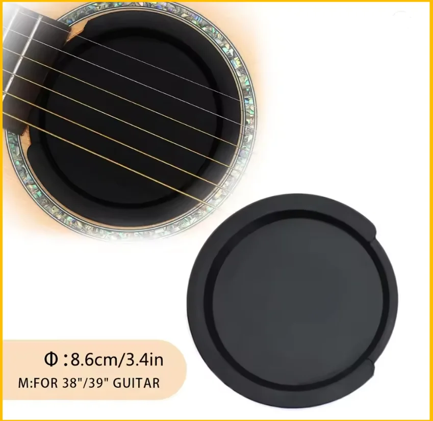 Acoustic Guitar Sound Hole Cover Classical Noise Reduction, Buster Muffler, Prevent Feedback for Guitars Accessories