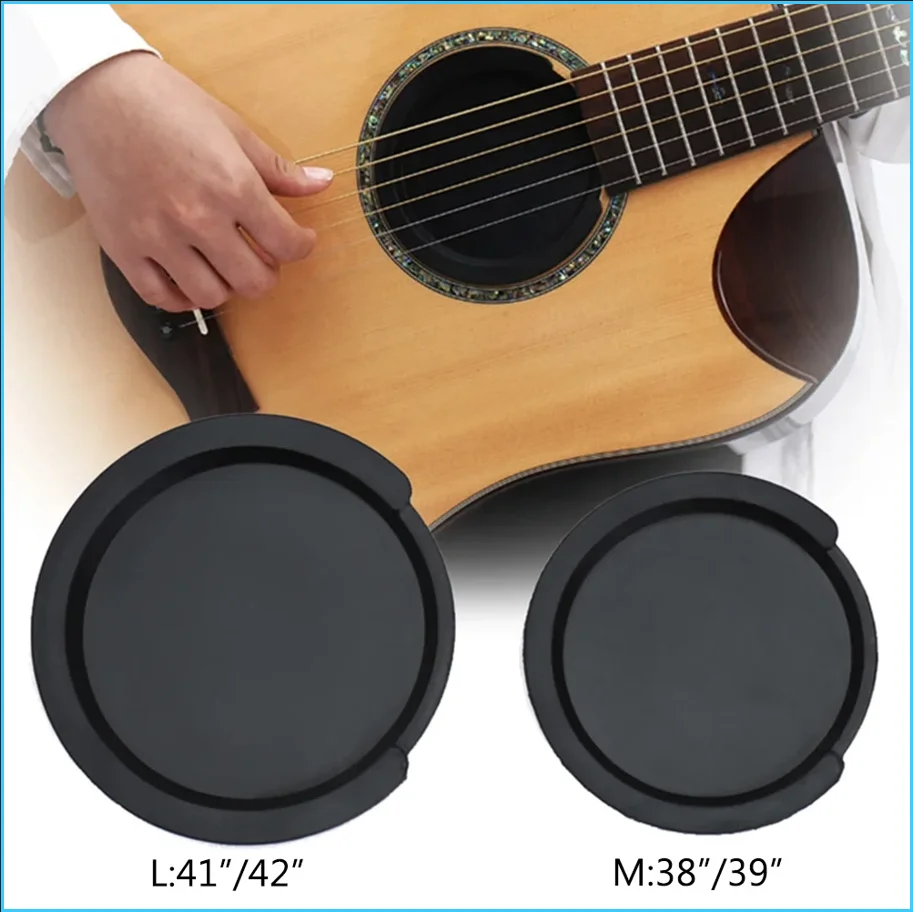 Acoustic Guitar Sound Hole Cover Classical Noise Reduction, Buster Muffler, Prevent Feedback for Guitars Accessories