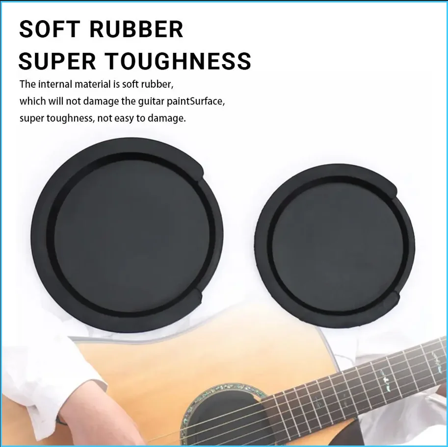 Acoustic Guitar Sound Hole Cover Classical Noise Reduction, Buster Muffler, Prevent Feedback for Guitars Accessories