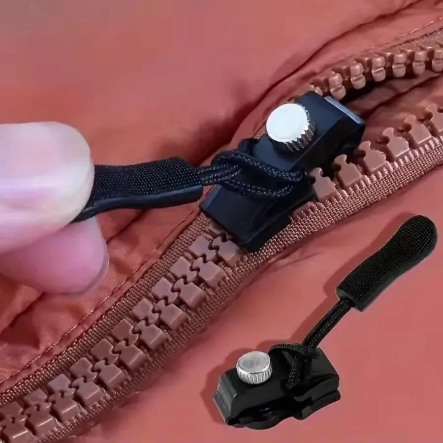 Universal Detachable Metal Zipper Slider Puller Detachable Instant Repair Kit DIY Replacement Lever Locks for Clothing Luggage