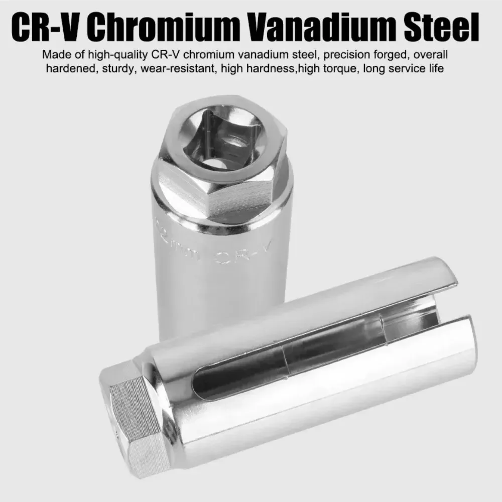 Drive Socket Wrench Drive Removal Universal Auto Oxygen Sensor Installation Tool 22mm 1/2" Special Tool For Repairing