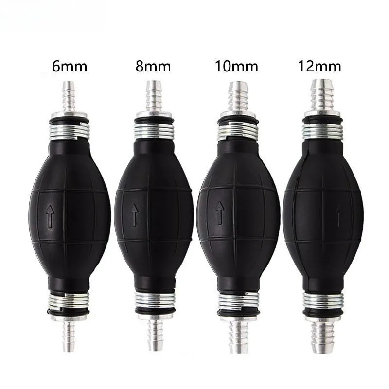 6/8/10/12mm for Car Boat Marine Outboard Universal Hand Fuel Pump Line Rubber Primer Motor All Fuels Automotive Engines